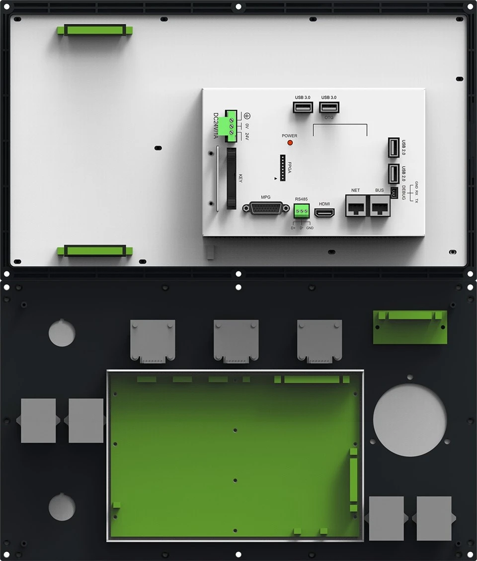 10.4 Inch Horizontal CNC Turning And Milling System Controller